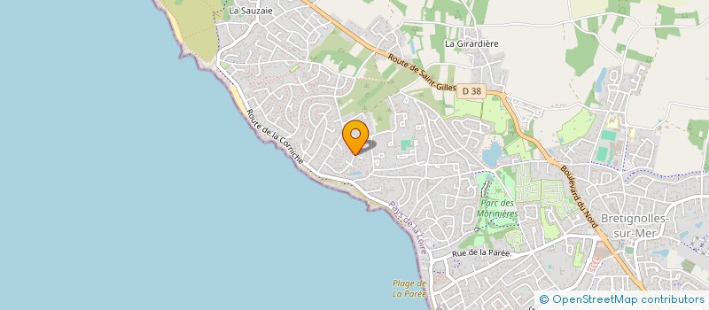 localisation de l'entreprise ROMARIN à BRETIGNOLLES-SUR-MER