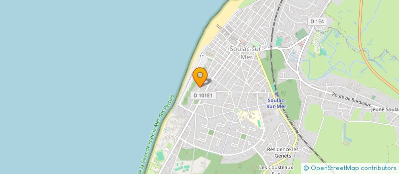 localisation de l'entreprise ROMARIN  SOULAC-SUR-MER