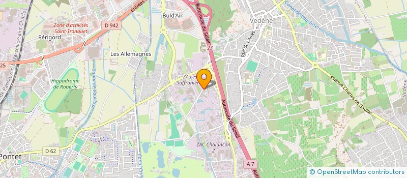 localisation de l'entreprise ROMARIN CHATEAUNEUF DU PAPE  VEDENE