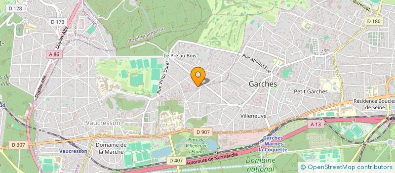 localisation de l'entreprise ROMARIN IM  VAUCRESSON