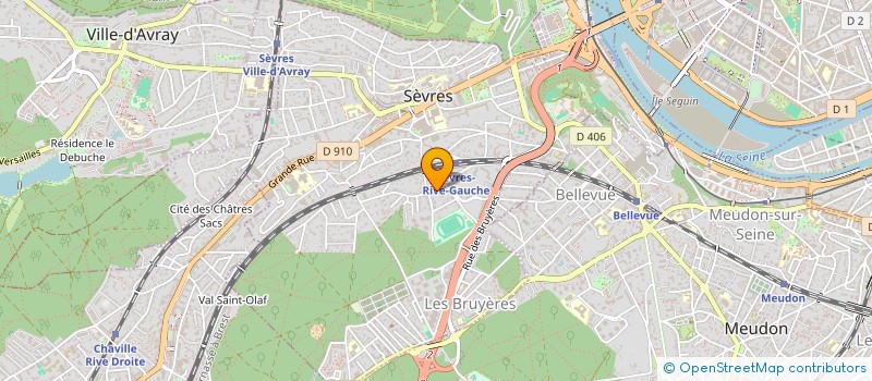 localisation de l'entreprise ROMARLINE à SEVRES