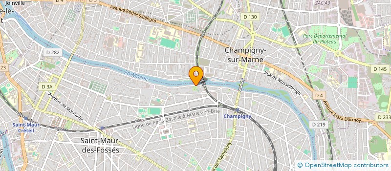 localisation de l'entreprise ROMARONE INVEST à ST MAUR DES FOSSES