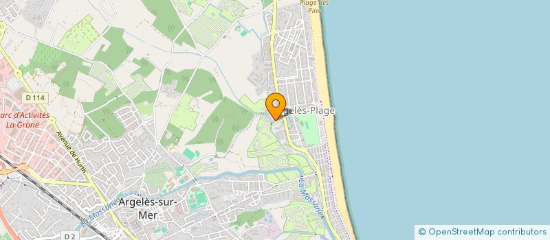 localisation de l'entreprise ROMARTHUR  ARGELES-SUR-MER