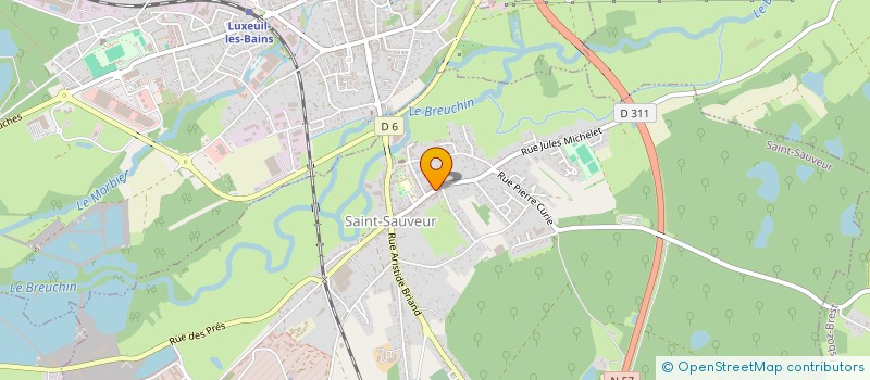 localisation de l'entreprise ROMARY FABIEN à SAINT-SAUVEUR