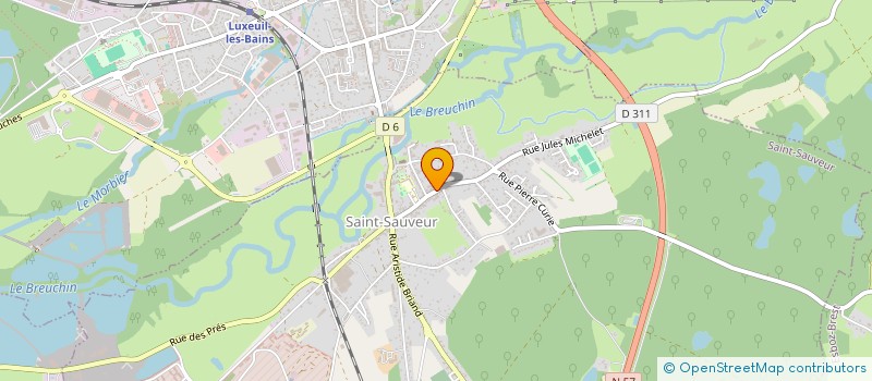 localisation de l'entreprise ROMARY FABTILOLAU à SAINT-SAUVEUR