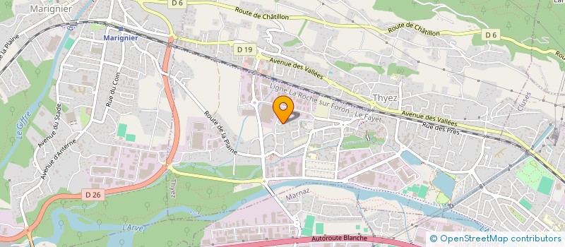 localisation de l'entreprise ROMARYBEN  THYEZ