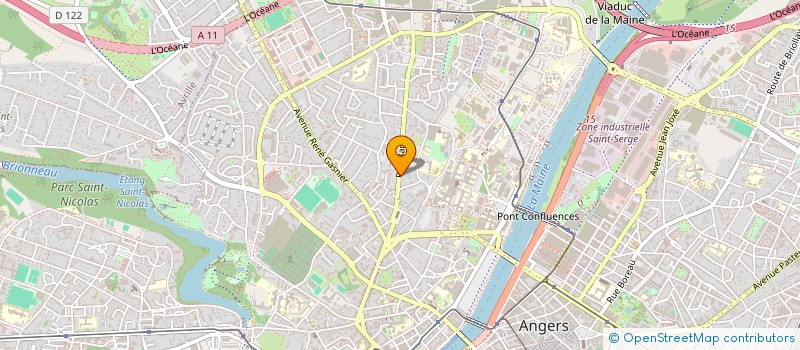 localisation de l'entreprise ROMAT IMMO à ANGERS