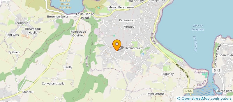 localisation de l'entreprise ROMATI  LOCQUIREC