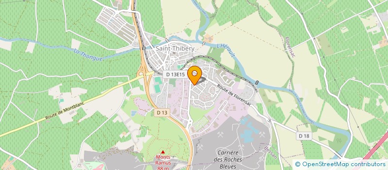 localisation de l'entreprise ROMATIC à SAINT-THIBERY