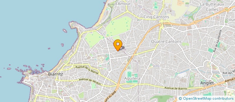 localisation de l'entreprise ROMATO à BIARRITZ