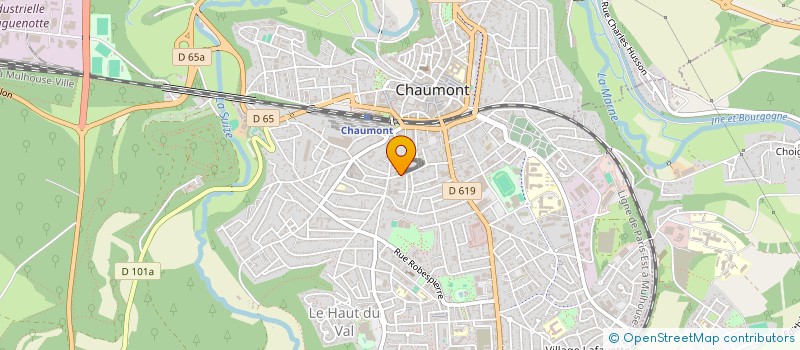 localisation de l'entreprise ROMATOUPI à CHAUMONT