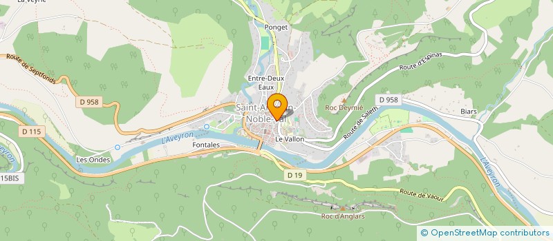 localisation de l'entreprise ROMAUS  SAINT-ANTONIN-NOBLE-VAL