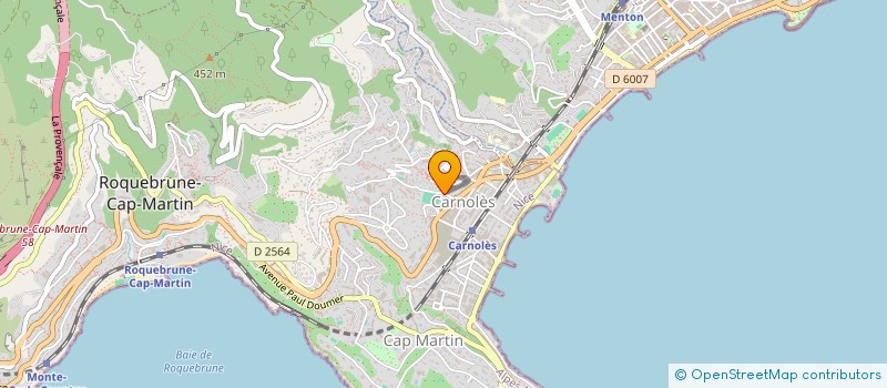 localisation de l'entreprise ROMAVERIC à ROQUEBRUNE-CAP-MARTIN