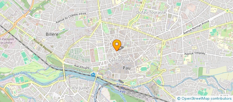 localisation de l'entreprise ROMAVI à PAU