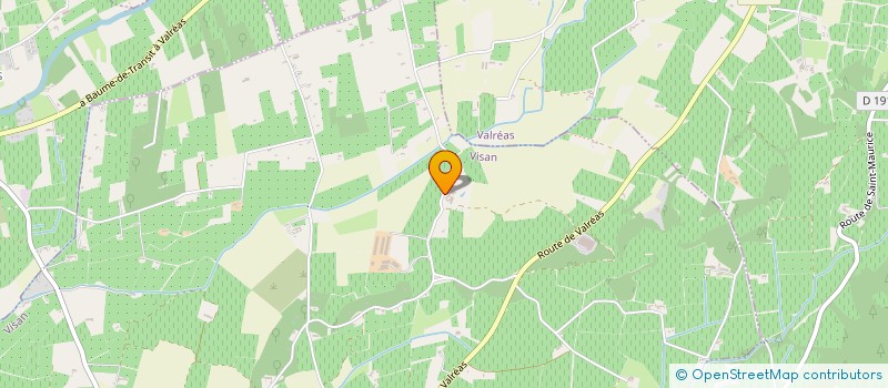 localisation de l'entreprise ROMAVIN  VISAN