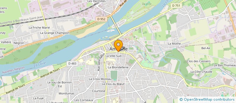 localisation de l'entreprise ROMAX  AMBOISE