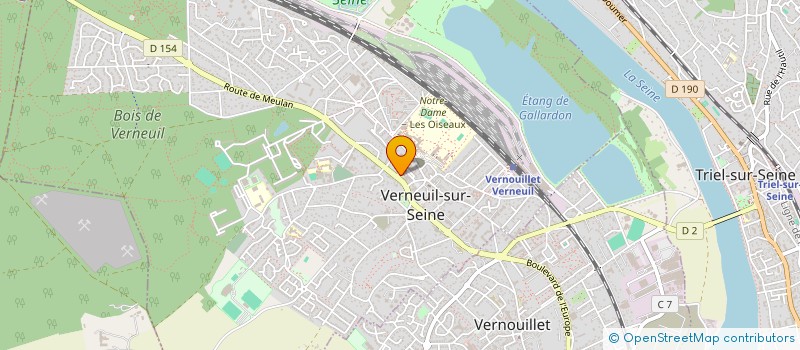 localisation de l'entreprise ROMAX  VERNEUIL-SUR-SEINE