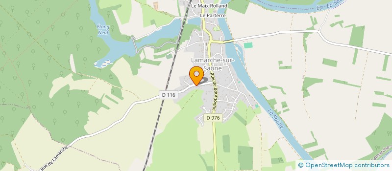 localisation de l'entreprise ROMAX  LAMARCHE-SUR-SAONE