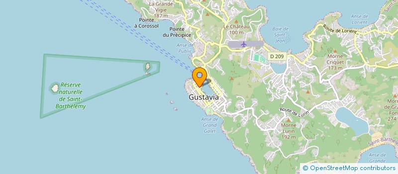 localisation de l'entreprise ROMAX à SAINT-BARTHELEMY