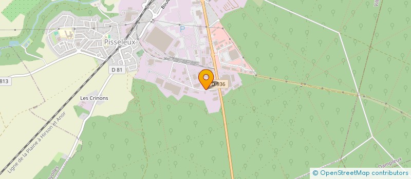 localisation de l'entreprise ROMAX MOTO à VILLERS-COTTERETS