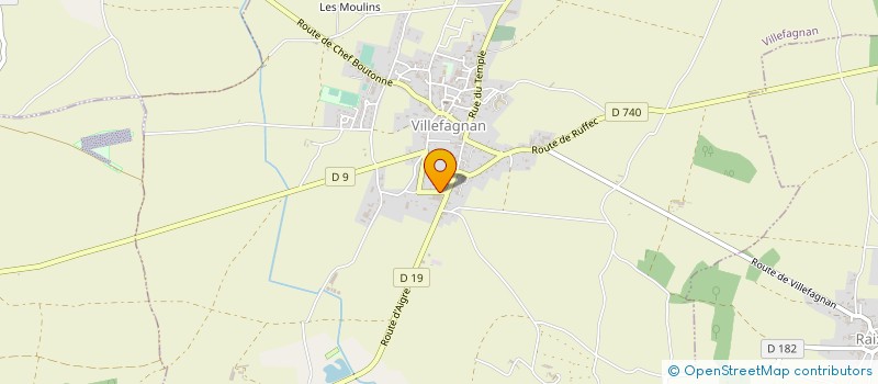 localisation de l'entreprise ROMAXBEL  VILLEFAGNAN