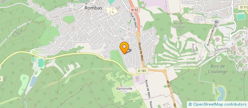 localisation de l'entreprise ROMBASDIS à ROMBAS