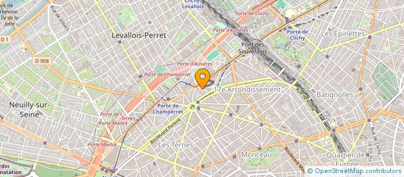 localisation de l'entreprise ROMBATIM A.S.  PARIS