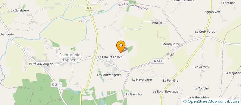 localisation de l'entreprise ROMBAULT XAVIER à SAINT-AUBIN-D'APPENAI