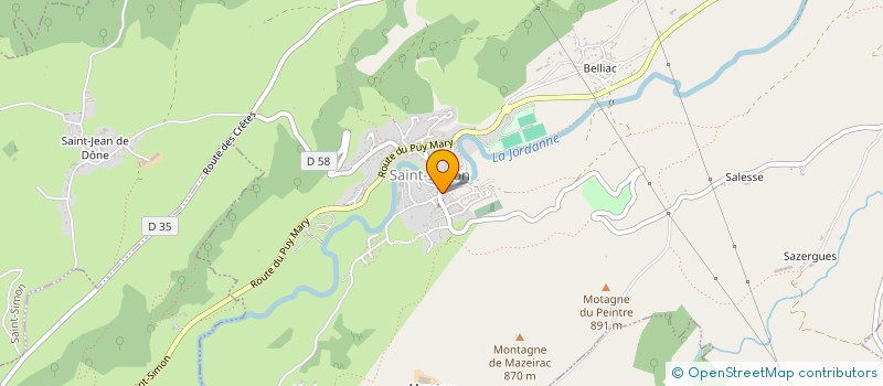 localisation de l'entreprise ROMBEAU à SAINT-SIMON