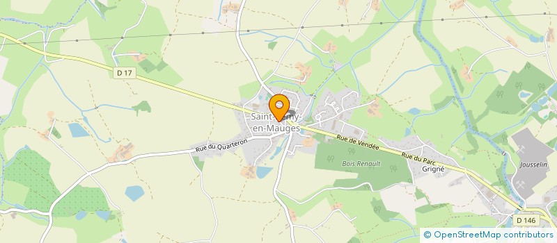 localisation de l'entreprise ROMBEN  MAUGES-SUR-LOIRE