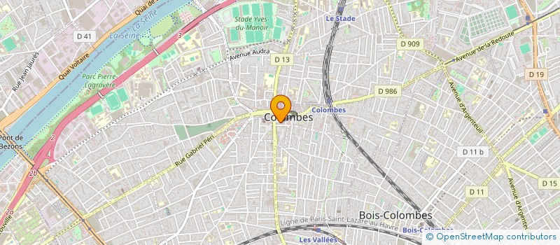 localisation de l'entreprise ROMCAMABE  COLOMBES