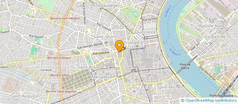 localisation de l'entreprise ROMCLARA  BORDEAUX