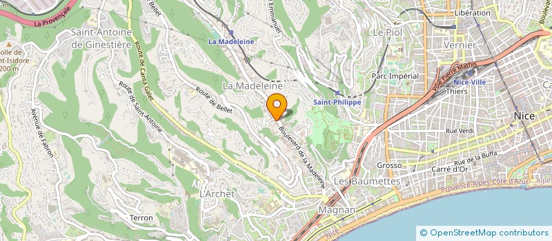 localisation de l'entreprise ROMDHANE BATIMENT à NICE