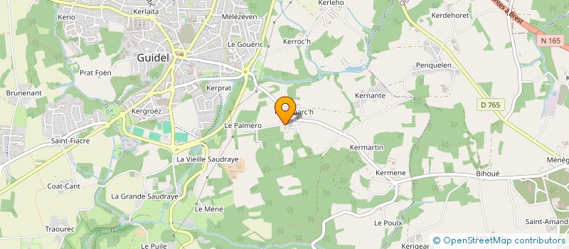 localisation de l'entreprise ROME AND CO  GUIDEL