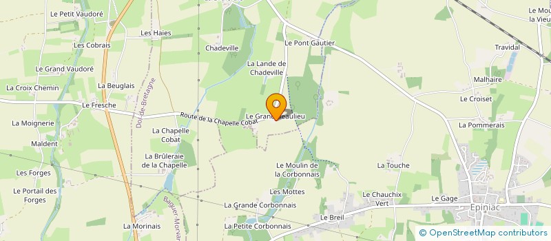 localisation de l'entreprise ROME-BOURDAIS  DOL DE BRETAGNE