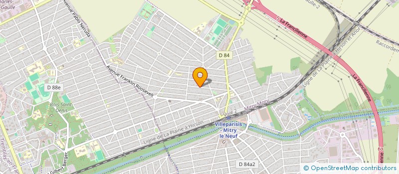 localisation de l'entreprise ROME RESIDENCES  MITRY-MORY