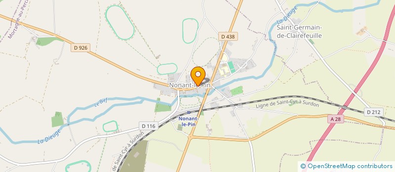localisation de l'entreprise ROME - TREGUESSER à NONANT-LE-PIN