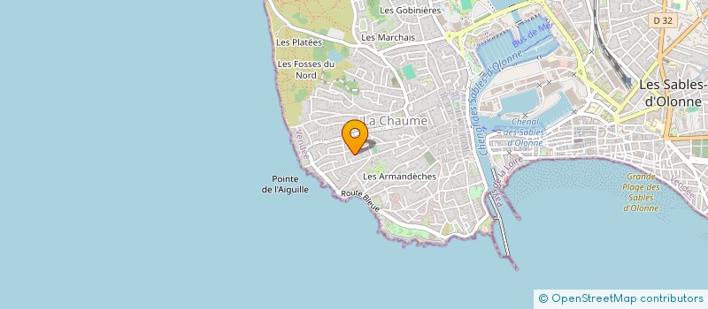 localisation de l'entreprise ROMEA à LES SABLES D'OLONNE