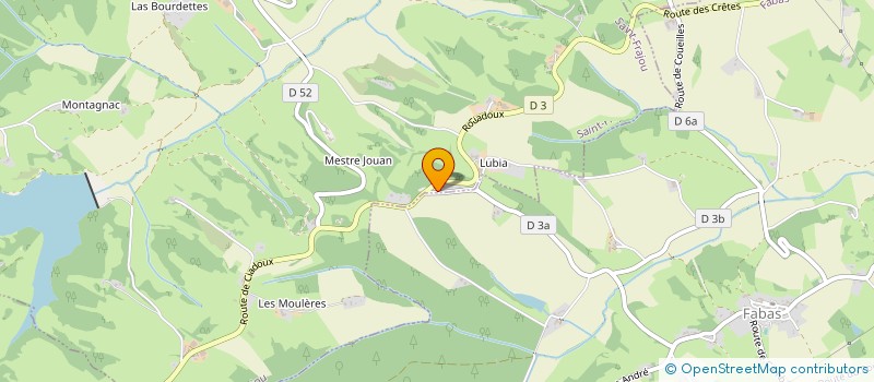 localisation de l'entreprise ROMEA  SAINT-FRAJOU