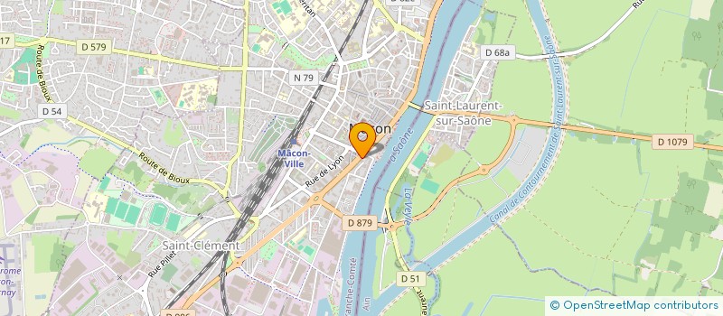 localisation de l'entreprise ROMEAL à MACON