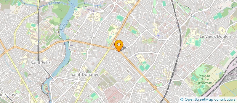 localisation de l'entreprise ROMED à NANTES