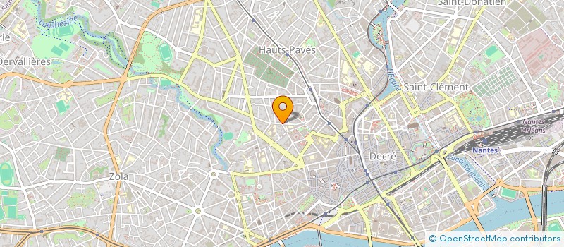localisation de l'entreprise ROMEFORT INVEST à NANTES