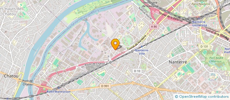 localisation de l'entreprise ROMELEC  NANTERRE