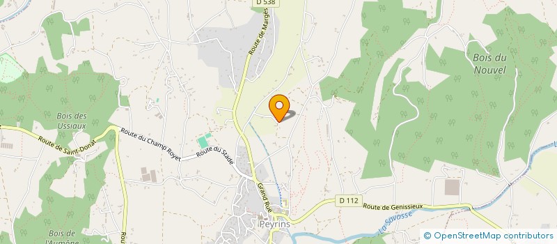 localisation de l'entreprise ROMELIA  PEYRINS