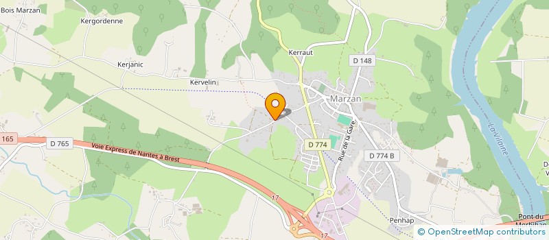 localisation de l'entreprise ROMELIE  MARZAN