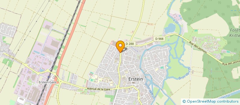 localisation de l'entreprise ROMELIE  ERSTEIN