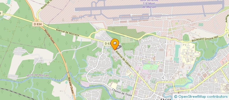 localisation de l'entreprise ROMELO  MONT-DE-MARSAN