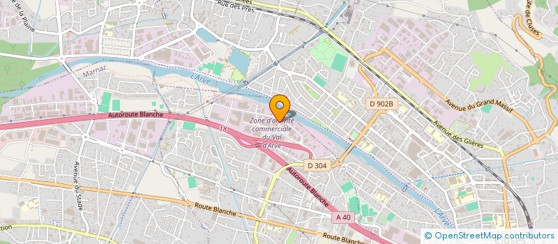 localisation de l'entreprise ROMELU  SCIONZIER