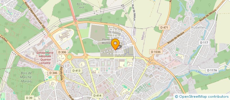 localisation de l'entreprise ROMELUS GESTION à MELUN