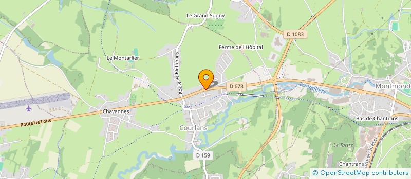 localisation de l'entreprise ROMENCE  COURLANS